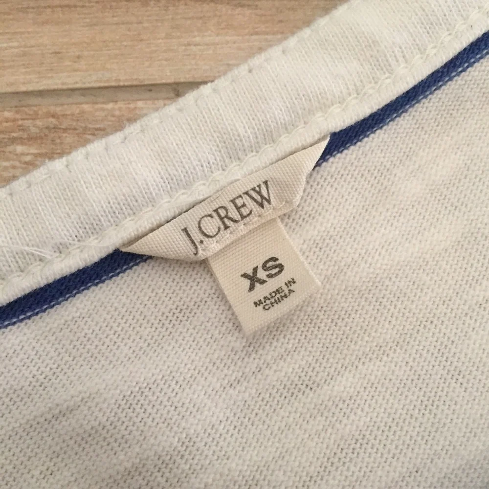 J. Crew blue white